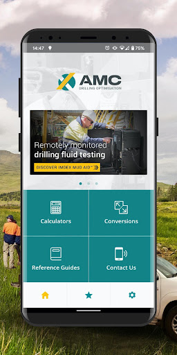 Android application AMC MUD CALC™ screenshort