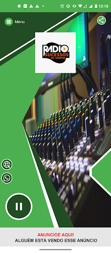 Android application Rádio Sucessos de Sempre screenshort