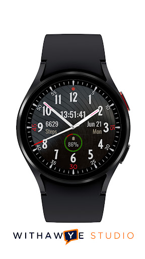 Mont Black Watch Face Wear OS