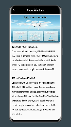 SYMA X5SW FPV Drone Guide Screenshot 3 - AppWisp.com
