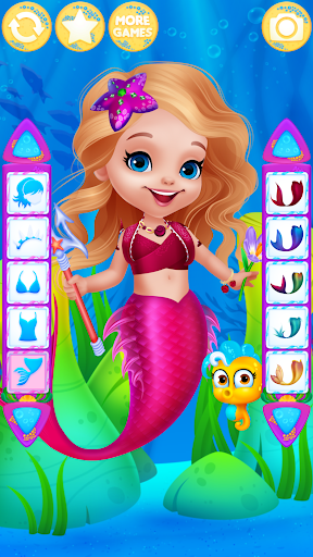 Cute Mermaid Dress Up Games