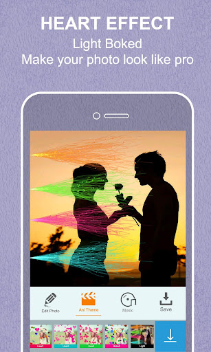Heart Photo Effect Video Maker Screen 3