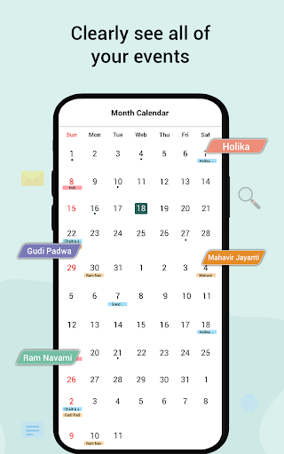 My Calendar - OrganizeMe Screen 3