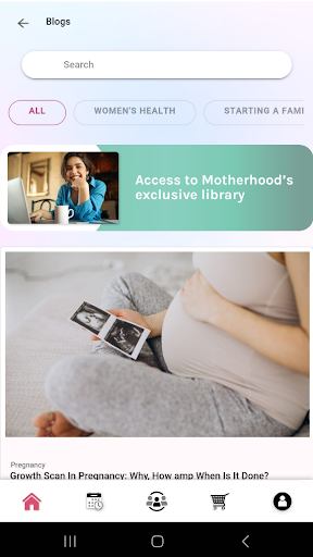 Android application Motherhood Care screenshort