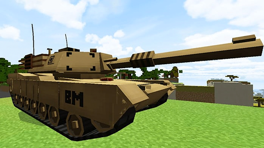 Мод боевой танк Майнкрафт