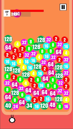 Android application Ball 2048 screenshort