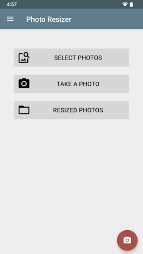 Android application Photo Resizer: resize image screenshort
