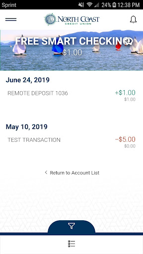 North Coast Credit Union Screen 3