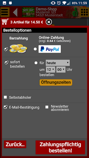 Pizabo - Lieferservice-App