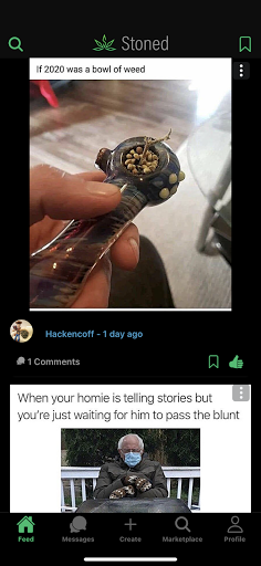 Android application Stoned App screenshort