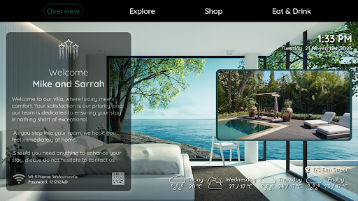Android application Welcome Wiz screenshort