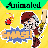 Funny Cricket Animated Sticker