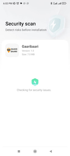 Android application Gaari Baari screenshort