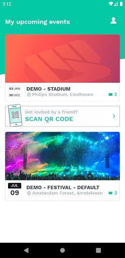 Android application GET Whitelabel screenshort