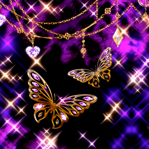 Glitter Butterfly 蝶とレオパードの壁紙 - Apps on Google Play