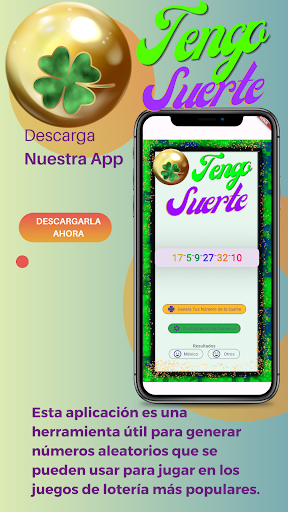 Android application Tengo Suerte screenshort