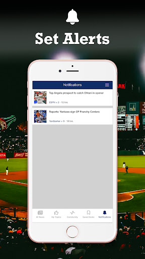 Screenshot of Fantasy Baseball News & Draft