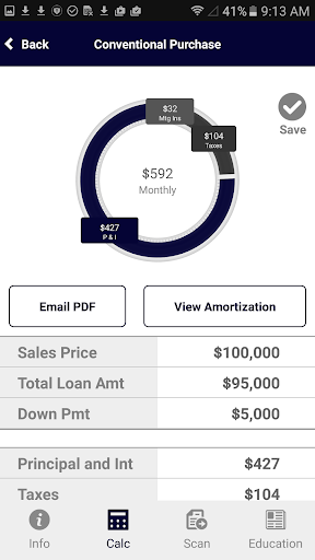 Screenshot of Solano Mortgage