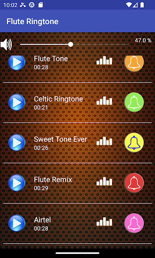 Android application Flute Ringtone screenshort