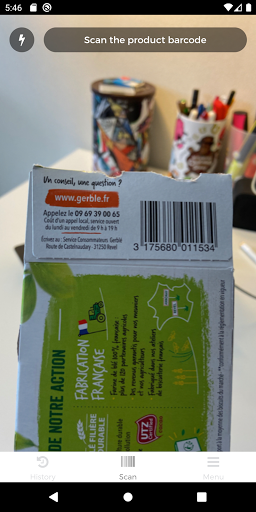 Aperçu de l'application