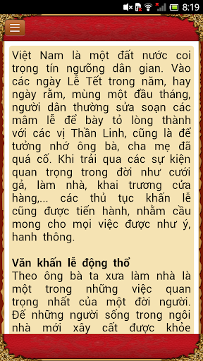 Văn khấn Việt Nam Screen 2