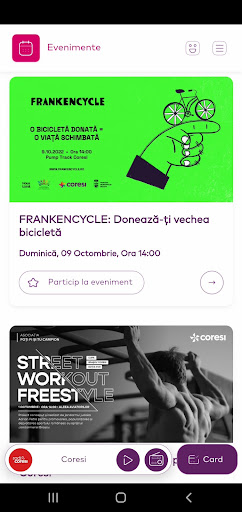 Android application Coresi Brasov screenshort