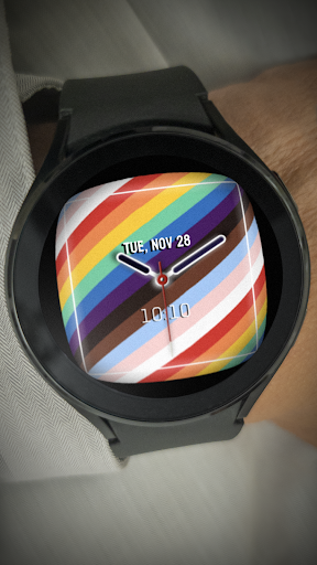 Pride Rainbow Love Watch Face Screen 2