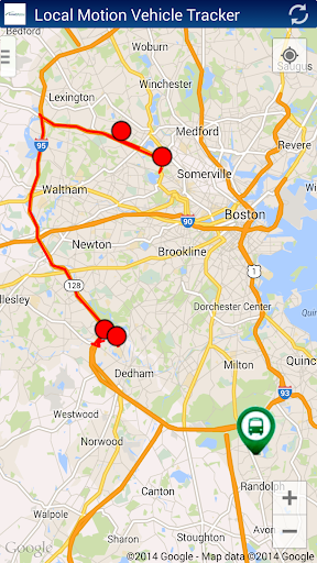 Local Motion Vehicle Tracker Screen 2