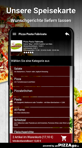 Pizza Pasta Fabricata Frankfur