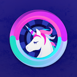 Unicorn Roundies - Free Launcher Theme icon