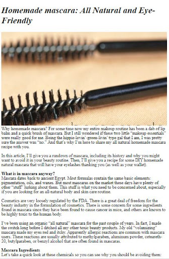 DIY Mascara At Home Screen 2