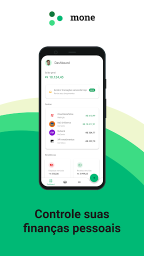 Android application Mone - Finanças pessoais screenshort