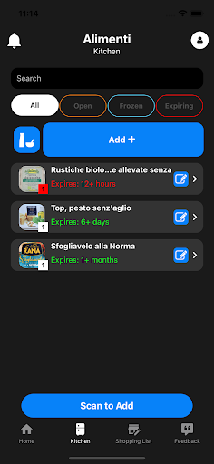 FoodyBank Screen 2