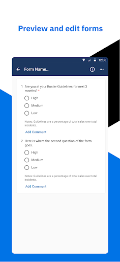 Workcloud Forms Screen 2