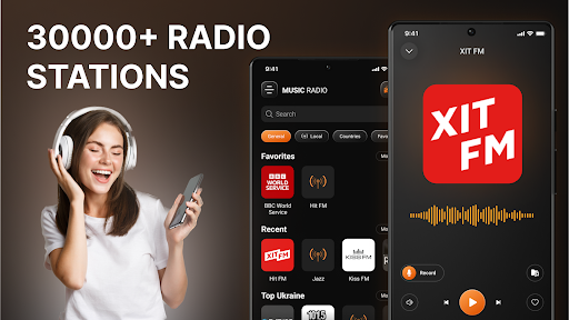 Android application AM FM Radio Tuner: Live Stream screenshort