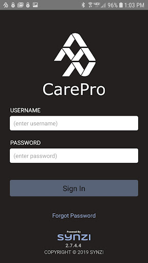 Android application AMN CarePro screenshort