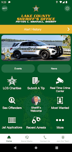 Android application Lake County FL Sheriff Office screenshort