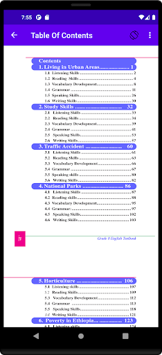 English Grade 9 Textbook Screen 2