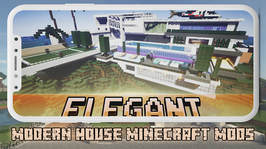 Screenshot 1 Modern House Minecraft Mods android