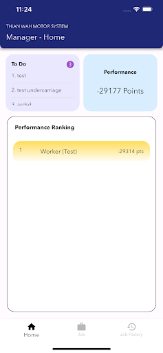 Android application Thian Wah Motor System screenshort