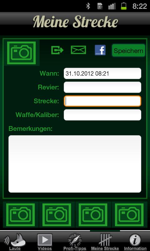 Android application Fuchs Jagd screenshort