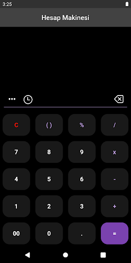 Android application CalcMe - Hesap Makinesi screenshort