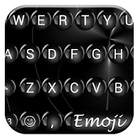Spheres Black Emoji Keyboard