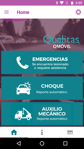 Android application QMovil Peru screenshort