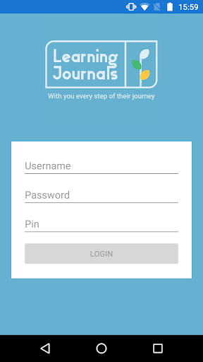 Android application Learning Journals Parents App screenshort