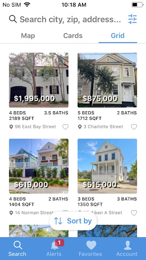 Charleston Home Screen 2