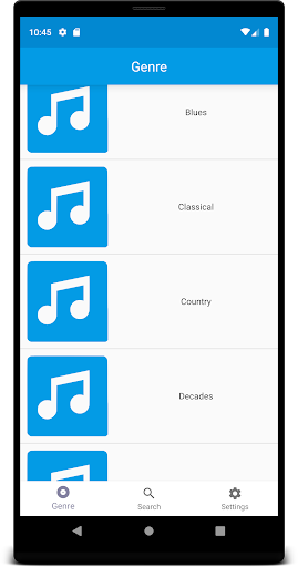 Android application Radio Streamer - Internet Radi screenshort