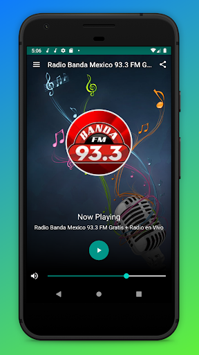 Android application Banda 93.3 Radio Monterrey FM screenshort
