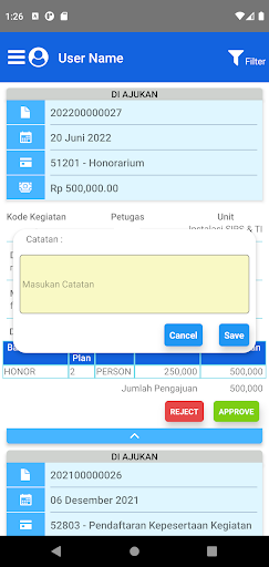Approval PUMK RSA UGM Screen 3