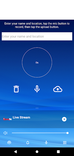 Android application ChuckFM screenshort